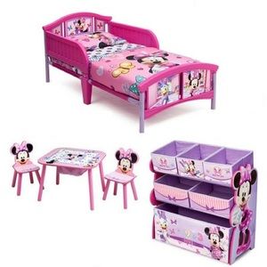 Minnie Mouse Bed & Table Set